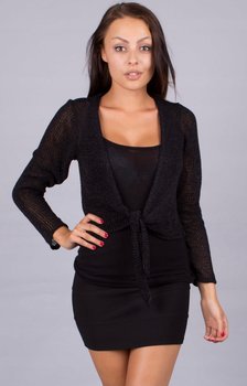 Sweter Damski Czarny Bolerko Bolerko Czarne  - EMC