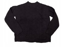 SWETER DAMSKI ELEGANCKI - NA CODZIEŃ - CZARNY - SP1026 Inna marka