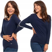 Sweter Damski Lekki Sweterek na Jesień Delikatny Elegancki MORAJ M