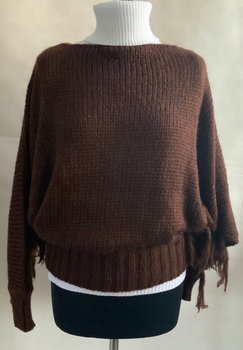 SWETER DAMSKI PONCZO Prezent dla niej PREZENTY URODZINY, WALENTYNKI - EMC