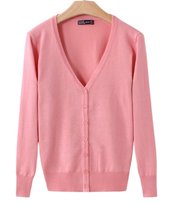 Sweter Damski Sweterek Rozpinany Kardigan Wiosna Jesień Dzianinowy Róż Inna marka