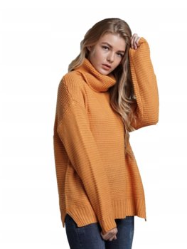 Sweter Damski z Golfem Brązowy - Pan i Pani Gadżet