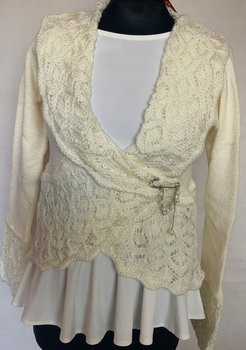 Sweter Rozpinany Damski Bolerko Prezent  - EMC