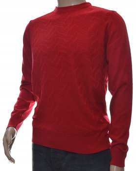Sweter sweterek męski czerwony z kaszmirem 2XL XXL