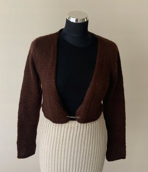 SWETER ŚWIĄTECZNY BOLERKO Prezent dla niej EXTRA OKAZJĄ - EMC