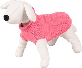 Sweterek dla psa Happet 490S warkocz róż S-25cm - Happet
