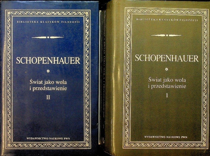 Świat jako wola i przedstawienie Tom I i II - Arthur Schopenhauer