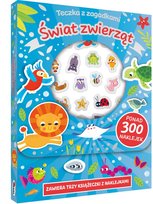 Świat zwierząt. Teczka z zagadkami (3 książeczki + wypukłe naklejki) Opracowanie zbiorowe
