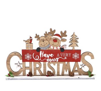 Świąteczna Dekoracja Z Drewna Na Boże Narodzenie - ABC