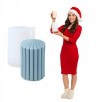 ŚWIĄTECZNA FORMA SILIKONOWA DO ODLEWÓW ŚWIEC ŚWIECZEK MYDŁA GIPSU ŻYWICY