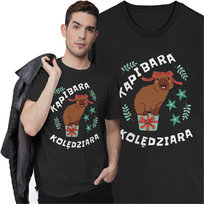 Świąteczna Koszulka Prezent na Święta Kapibara Kolędziara Capybara Muzyka Inna marka