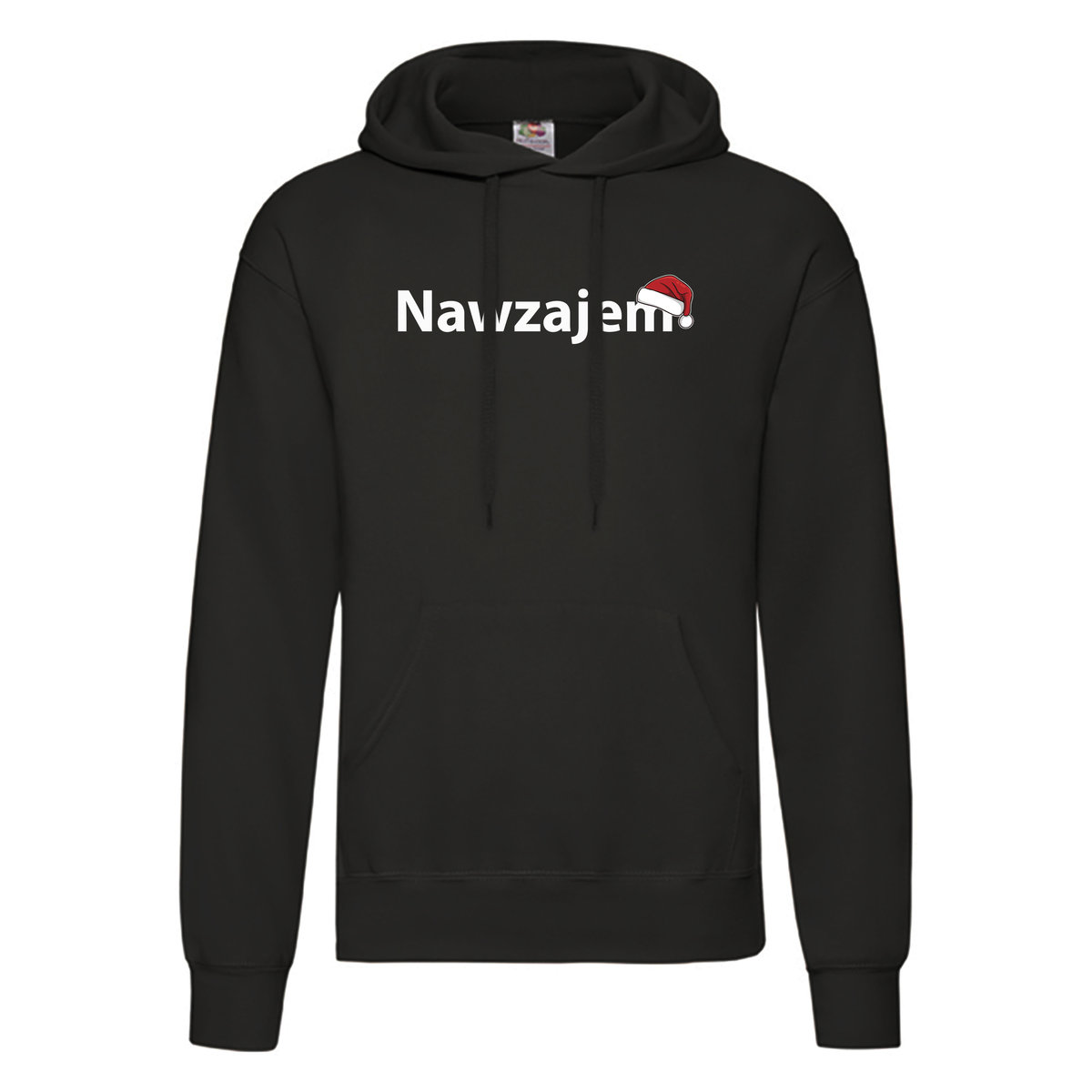 ŚWIĄTECZNA MĘSKA BLUZA Kaptur Z Nadrukiem NAWZAJEM ŚWIĘTA ŻYCZENIA r. L ...