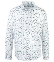 Świąteczna Męska Koszula Slim Fit Bawełniana Prezent-37-38 Agrafka