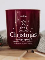 Świąteczna Sojowa Świeczka Zapachowa W Szkle