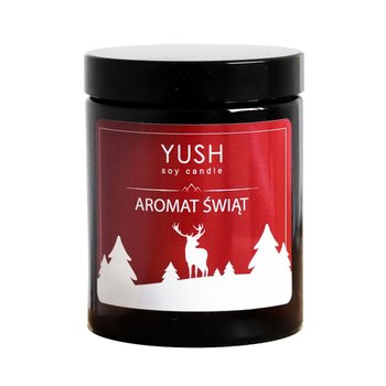 Świąteczna Świeca Sojowa Aromat Świąt Yush Natural - Yush