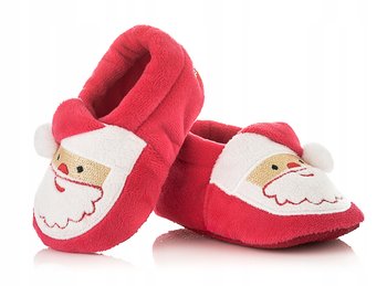 Świąteczne buciki niemowlęce z mikołajem – 0-6 m. - ATTRACTIVE