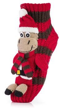 Świąteczne Skarpetki Damskie - Mikołajki, Święta - ATTRACTIVE
