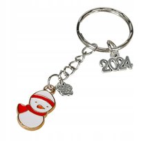 Świąteczny Bałwan Olaf breloczek do kluczy zawieszka na święta prezent