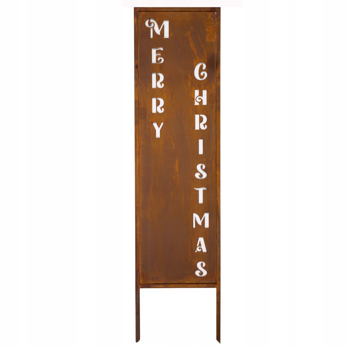 ŚwiĄteczny Panel Corten Merry Christmas 120cm Rustykalna Dekoracja 