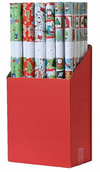 Świąteczny papier do pakowania prezentów 70x200cm - Kaemingk