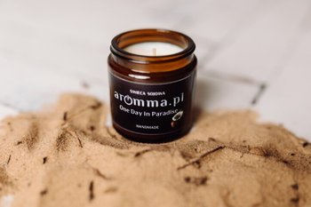 ŚWIECA 100% ONE DAY IN PARADISE SOJOWA 120 ML ZAPACH WAKACJI SPRAWDŹ KOKOS - Aromma