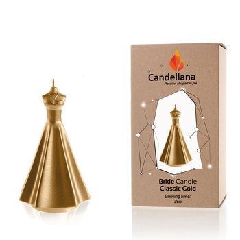 Świeca Candellana Bride Classic Gold - YouArtMe sp. z o.o.