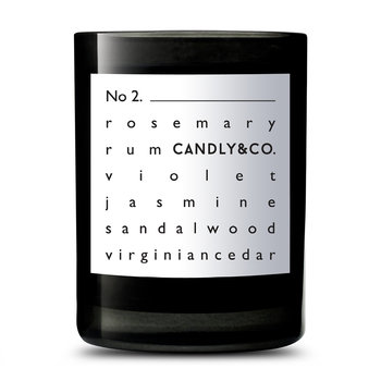 Świeca CANDLY&CO No.2, rum i rozmaryn, 250 g - Candly&Co