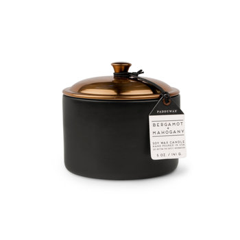 Świeca Ceramiczna 'Hygge' Czarna - Bergamotka + Mahoń 141G | Paddywax - Inny producent