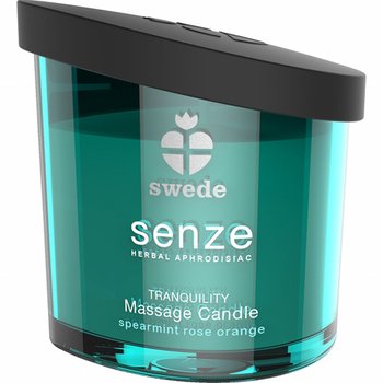 Świeca Do Masażu - Swede Senze Tranquility Spearmint Rose Orange 50 Ml - Swede