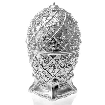 Świeca Faberge Egg Silver - Candellana
