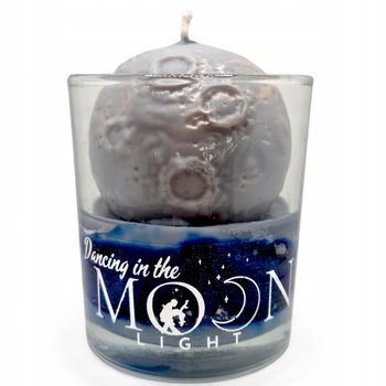 Świeca naturalna sojowa ozdobna księżyc ręcznie wykonana MOON LIGHT - Knot i Wosk