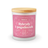 Świeca o zapachu hybrydy i pogaduszek - świeca zapachowa na prezent dla stylistki paznokci