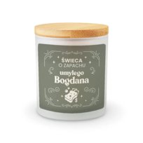 Świeca o zapachu umytego Bogdana - świeczka zapachowa na prezent dla fanów serialu 1670
