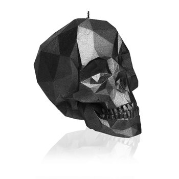 Świeca Skull Low-Poly Black Metallic Small - Inny producent