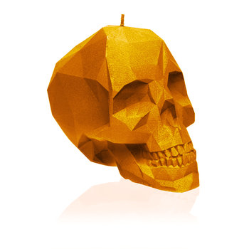 Świeca Skull Low-Poly Orange Small - Inny producent