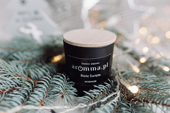 Świeca Sojowa 100% Białe Święta 180 Ml Z Wieczkiem - Aromma - Aromma