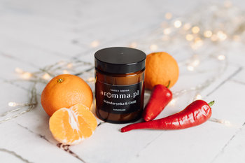 Świeca Sojowa 100% Mandarynka & Chilli 180 ml  - Aromma - Aromma
