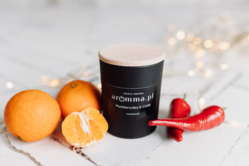 Świeca Sojowa 100% Mandarynka & Chilli 300 Ml Z Wieczkiem - Aromma - Aromma