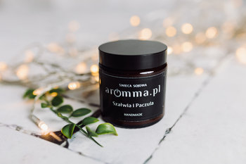 Świeca Sojowa 100% Szałwia i Paczula 120 ml - Aromma - Aromma