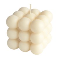 Świeca sojowa Bubble bezzapachowa wolnostojąca duża handmade