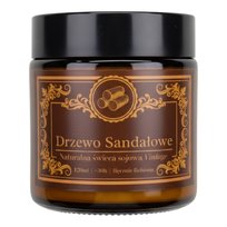 Świeca Sojowa DRZEWO SANDAŁOWE Kolekcja VINTAGE 120ml LUCSOY