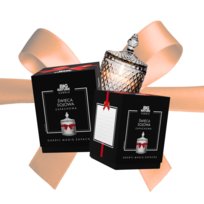 Świeca sojowa o zapachu POMARAŃCZA 240g PREZENTOWA - BIG NATURE CANDLE