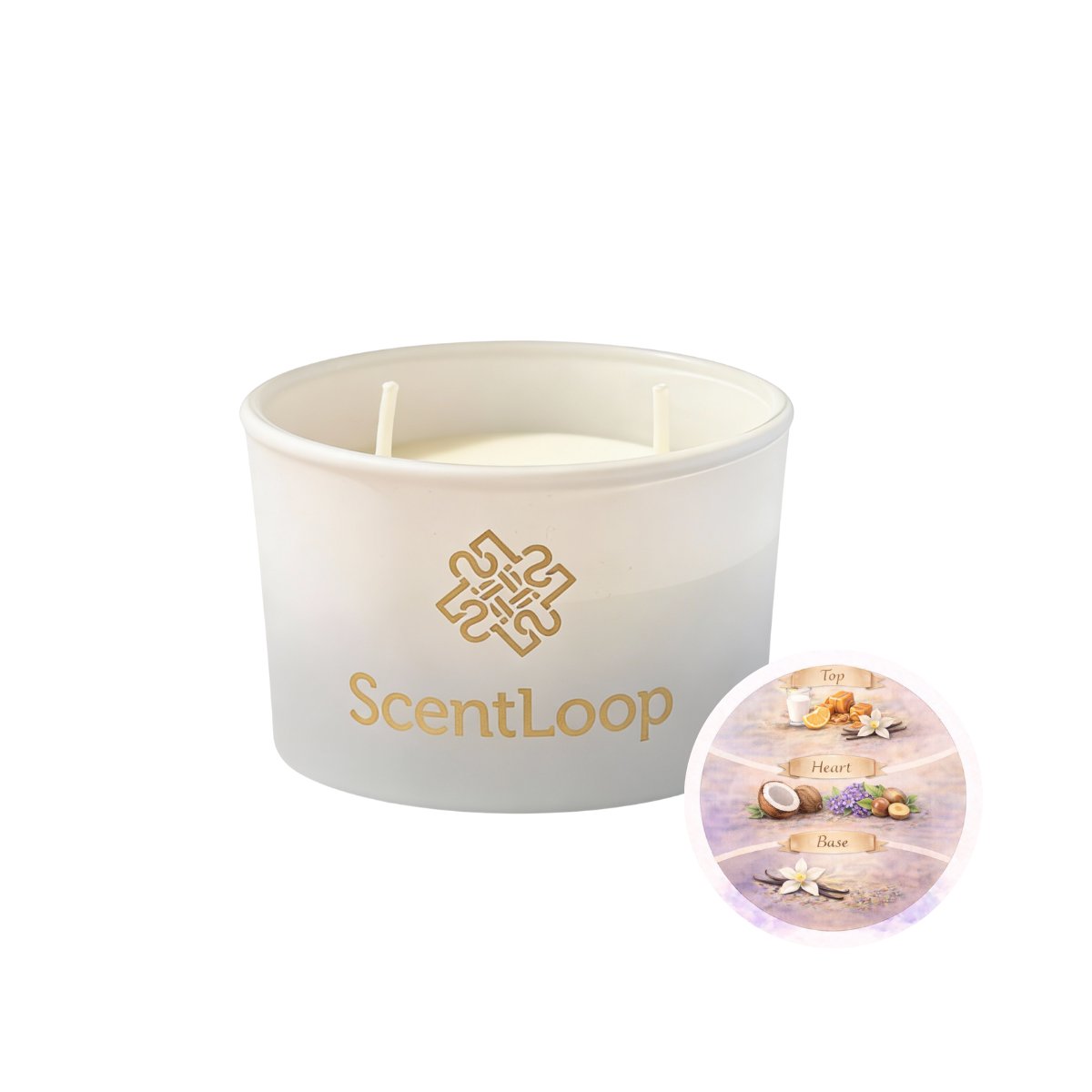 Scent Loop Scent Loop Świeca Sojowa O Zapachu Popcornu I Karmelu Zapachowa Caramel Popcorn Intense 100G