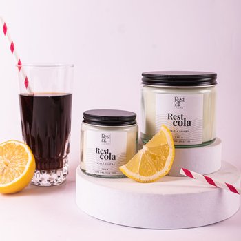 Świeca sojowa "Rest Cola" - L (250 ml) - RestAtHome