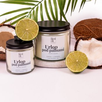 Świeca sojowa "Urlop pod Palmami" - S (100 ml) - RestAtHome