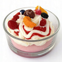 Świeca sojowa w szkle Owocowy deser Candy Cloud 286g
