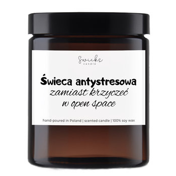 Świeca sojowa zabawny napis prezent dla koleżanki z pracy 180ml -świeca antystresowa - Swicks