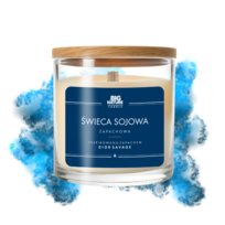 Świeca sojowa zap. insp. DIOR SAUVAGE 215g  - BIG NATURE CANDLE