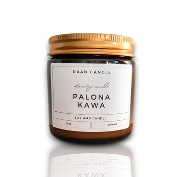 ŚWIECA SOJOWA ZAPACHOWA PALONA KAWA 120ML ŚWIECA ZAPACHOWA POCZUJ SIĘ JAK W KAWIARNI - NaaN Candle Handmade