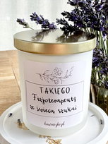 Świeca Sojowa Zapachowa w szkle TAKIEGO FIZJOTERAPEUTY ZE ŚWIECĄ SZUKAĆ dla fizjoterapeuty 170g